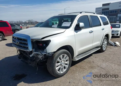 2015 Toyota Sequoia Platinum 5.7L V8 z USA, uszkodzony, nr VIN 5TDYY5G1XFS059117